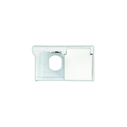 JR Products 47505 White Duplex Weatherproof RV Outlet Cover-Supply Nautica