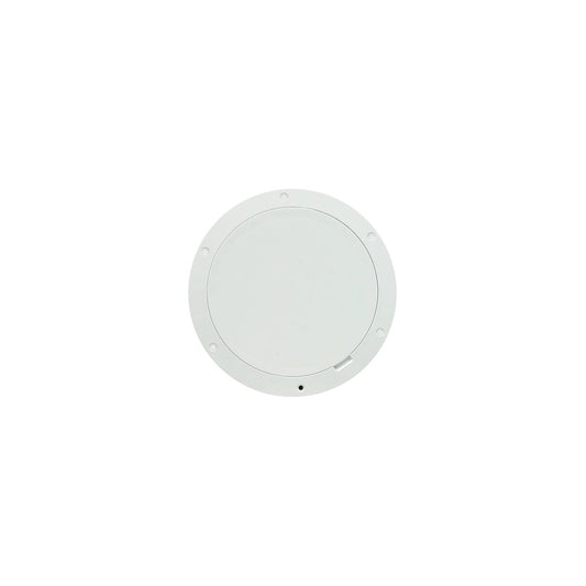 Beckson Pry-Out Deck Plate With Standard Trim Ring, Smooth Center