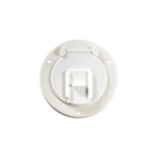 Basic Round Cable Hatch, Polar White-Supply Nautica