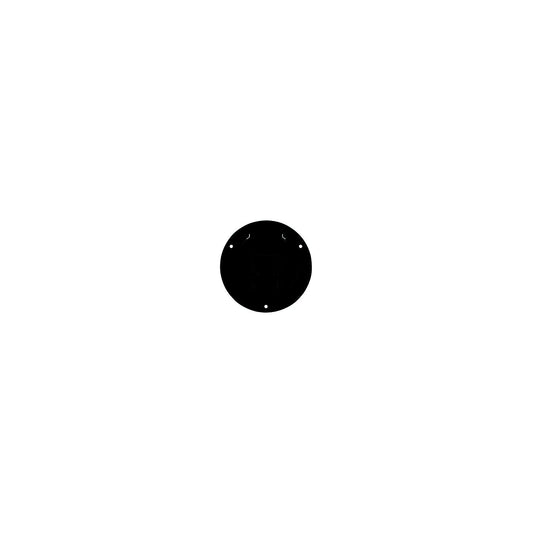 Basic Round Cable Hatch, Black-Supply Nautica