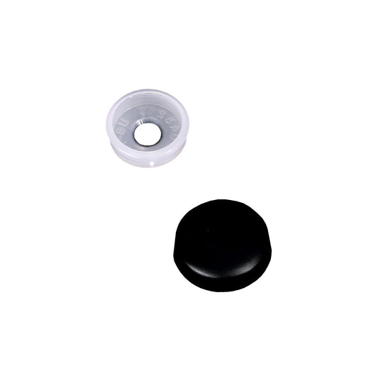 RV Designer Screw Covers, Black, 14/pk