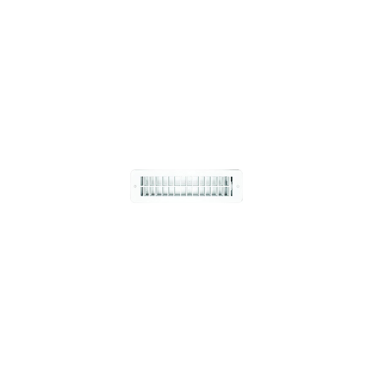 RV Designer H851 Plastic Floor Register, Dampered, White-Supply Nautica