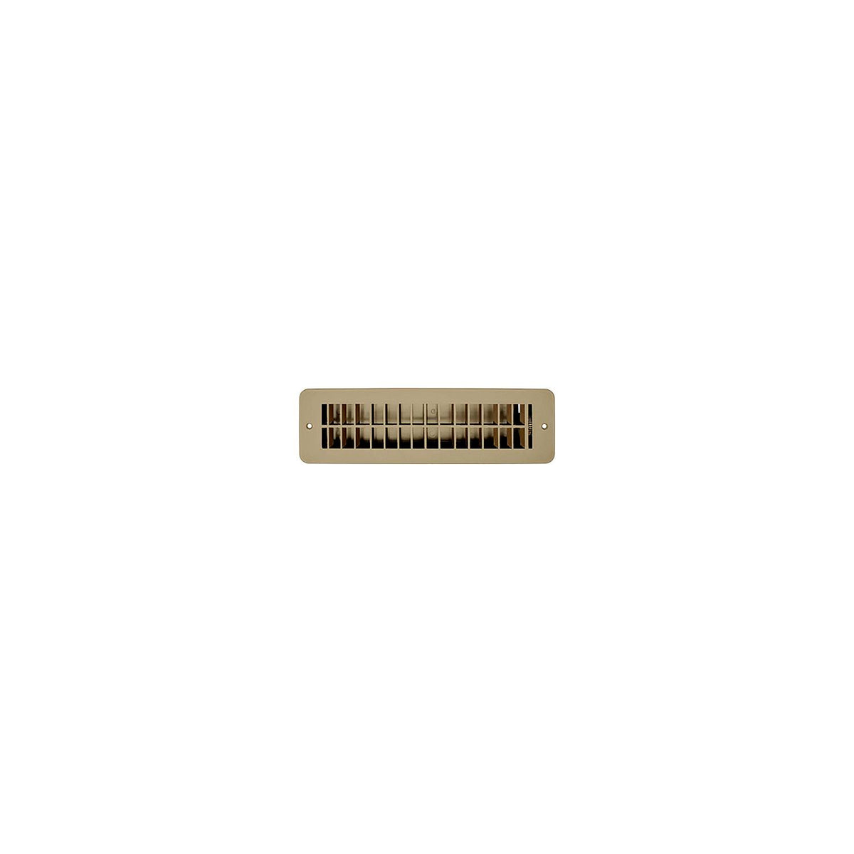RV Designer H861 Plastic Floor Register, Dampered, Tan-Supply Nautica