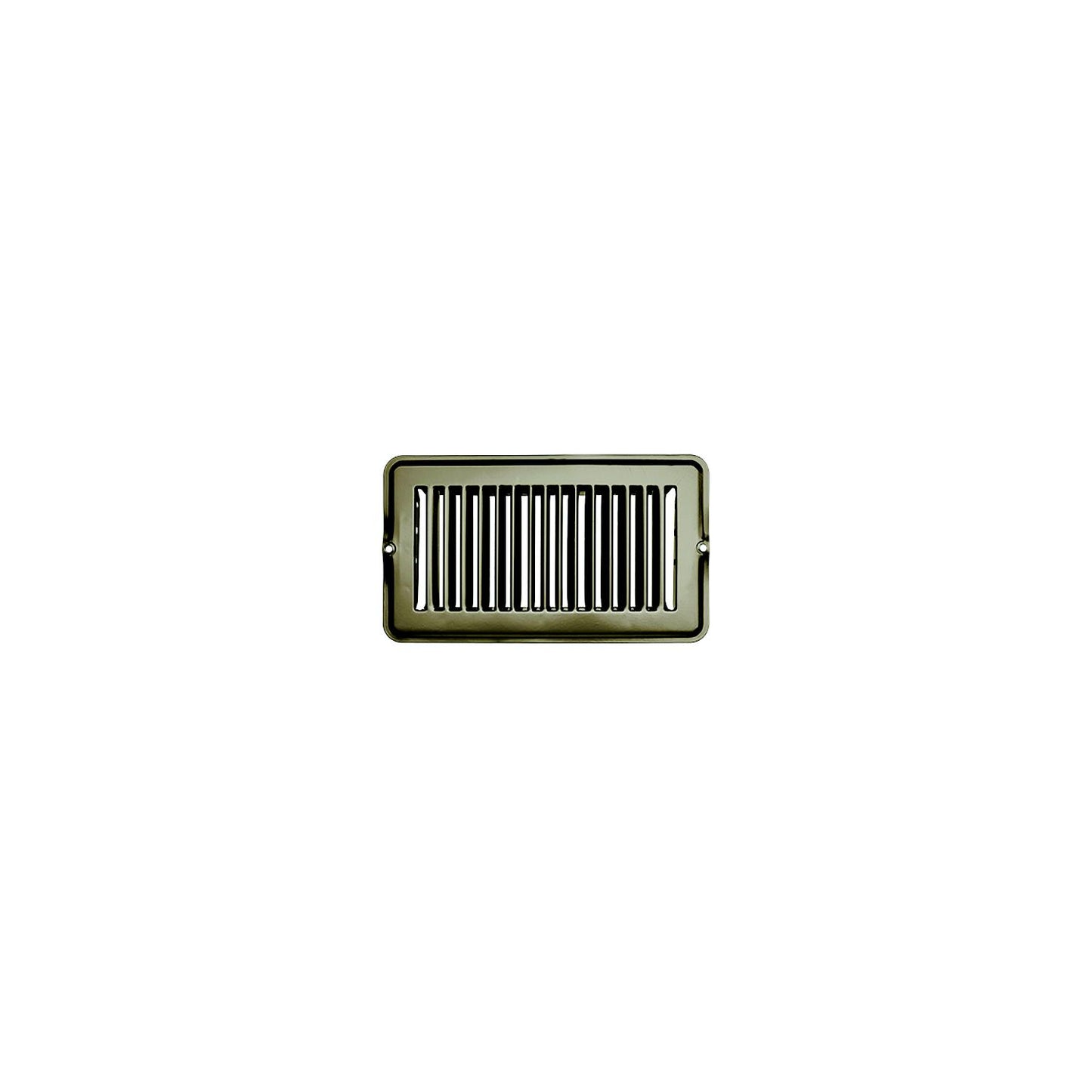 RV Designer H872 Metal Floor Register, Undampered, Tan-Supply Nautica