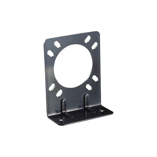 Pollak 7-Way RV Socket Mounting Bracket, Black-Supply Nautica