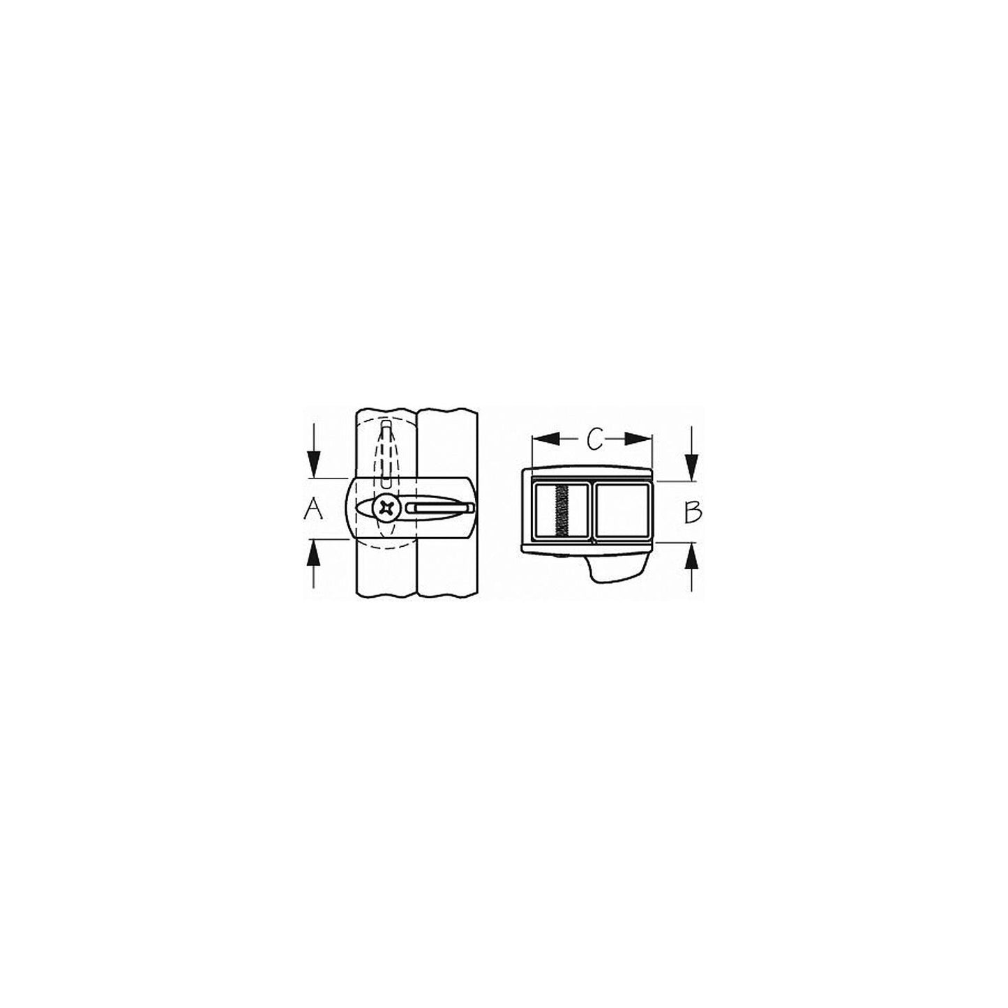 Stainless Pontoon Gate Latch