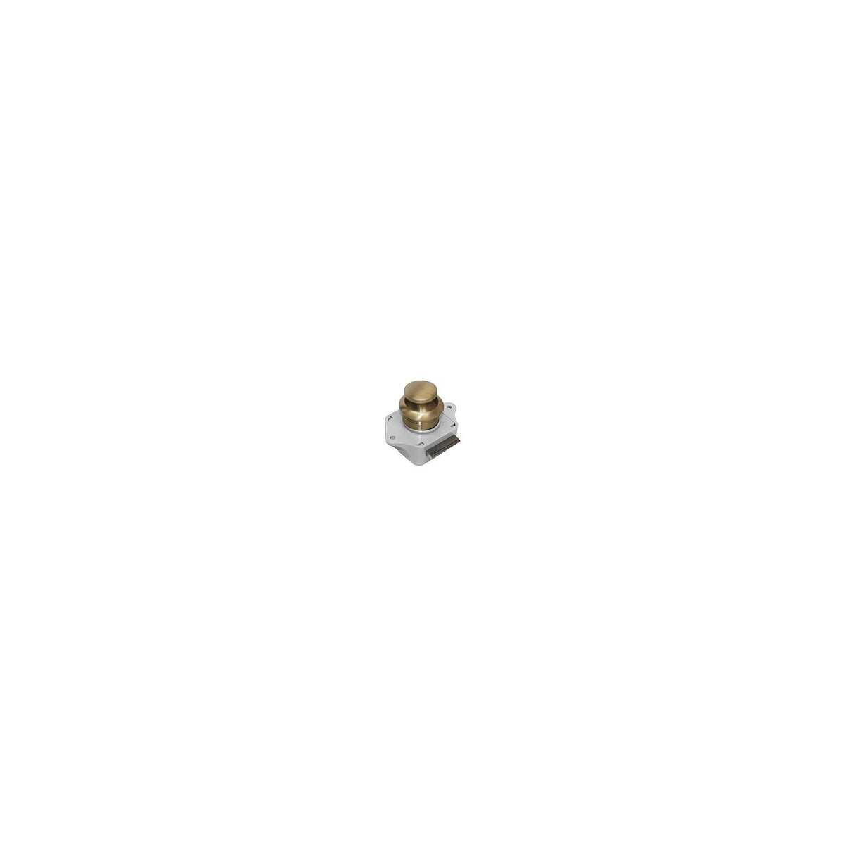 Sea-Dog 2243031 Push Button Rim Latch, Brushed Brass-Supply Nautica