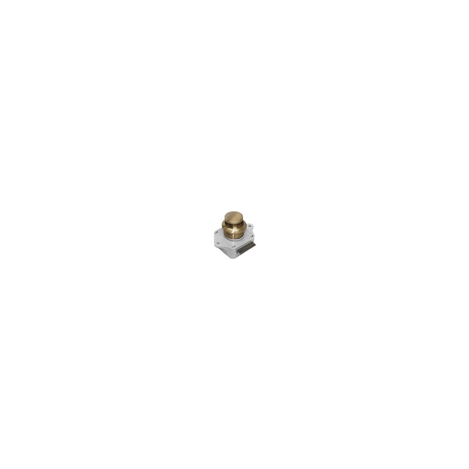 Sea-Dog 2243031 Push Button Rim Latch, Brushed Brass-Supply Nautica