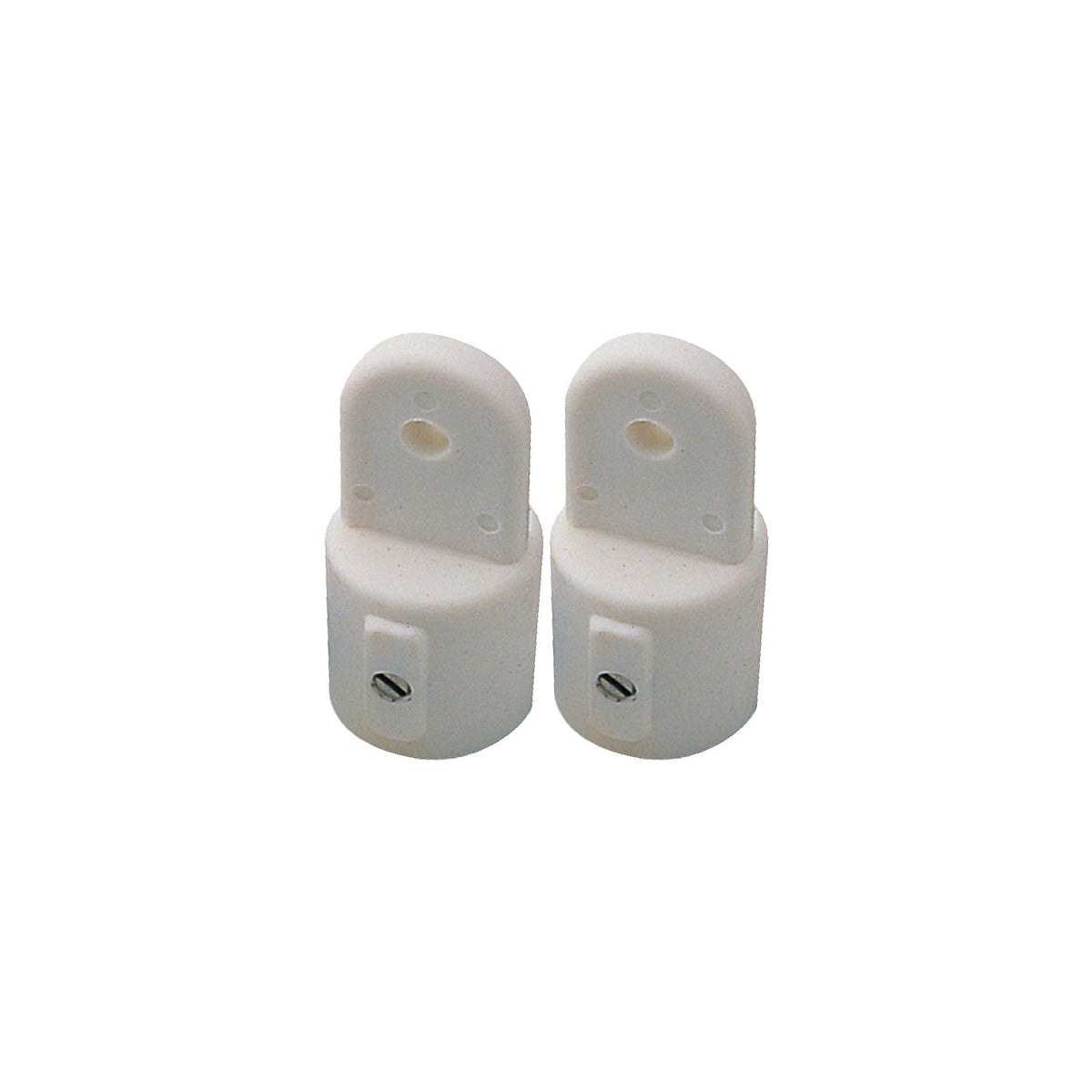 Sea-Dog 2731011 External Eye End, 7/8" White, Pair-Supply Nautica