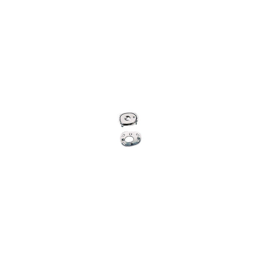 SeaDog 2991011 Canvas Socket & Back Plate, Nickel Plated Brass, 3 Sets