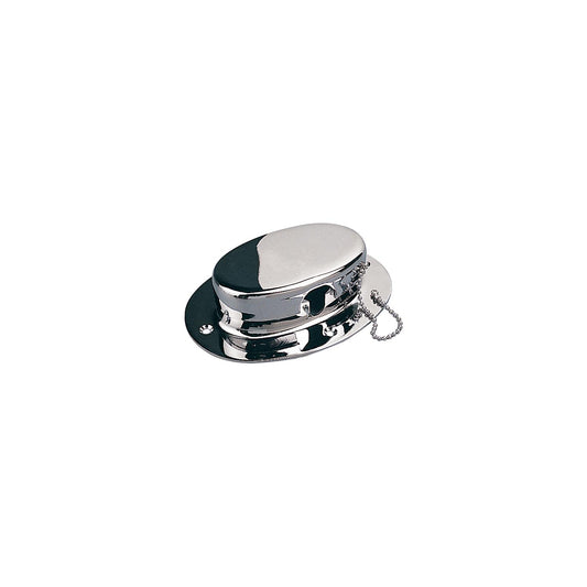 SeaDog 322070 Forged Brass Chrome Plated Chain Deck Pipe with Chain | #8 Fastener