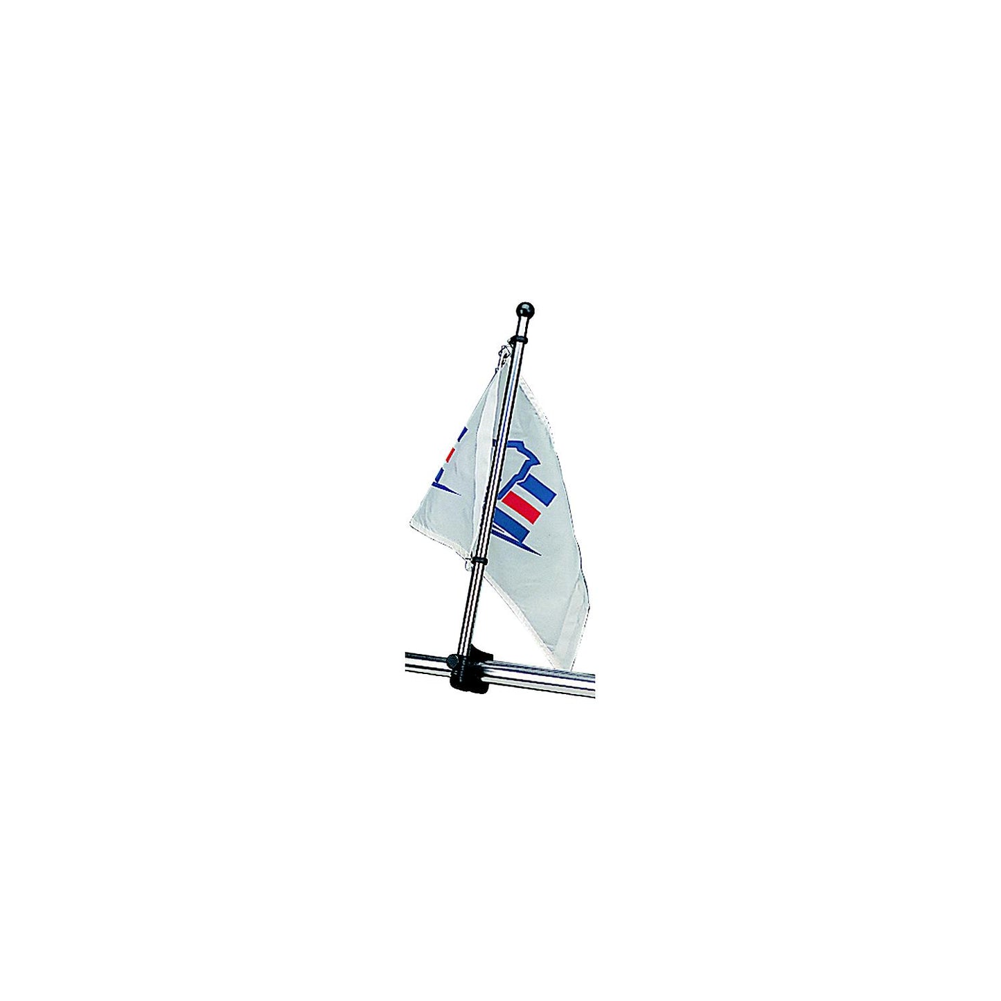 SeaDog Adjustable Rail Mount Flagpole | Injection Molded Nylon / Stainless