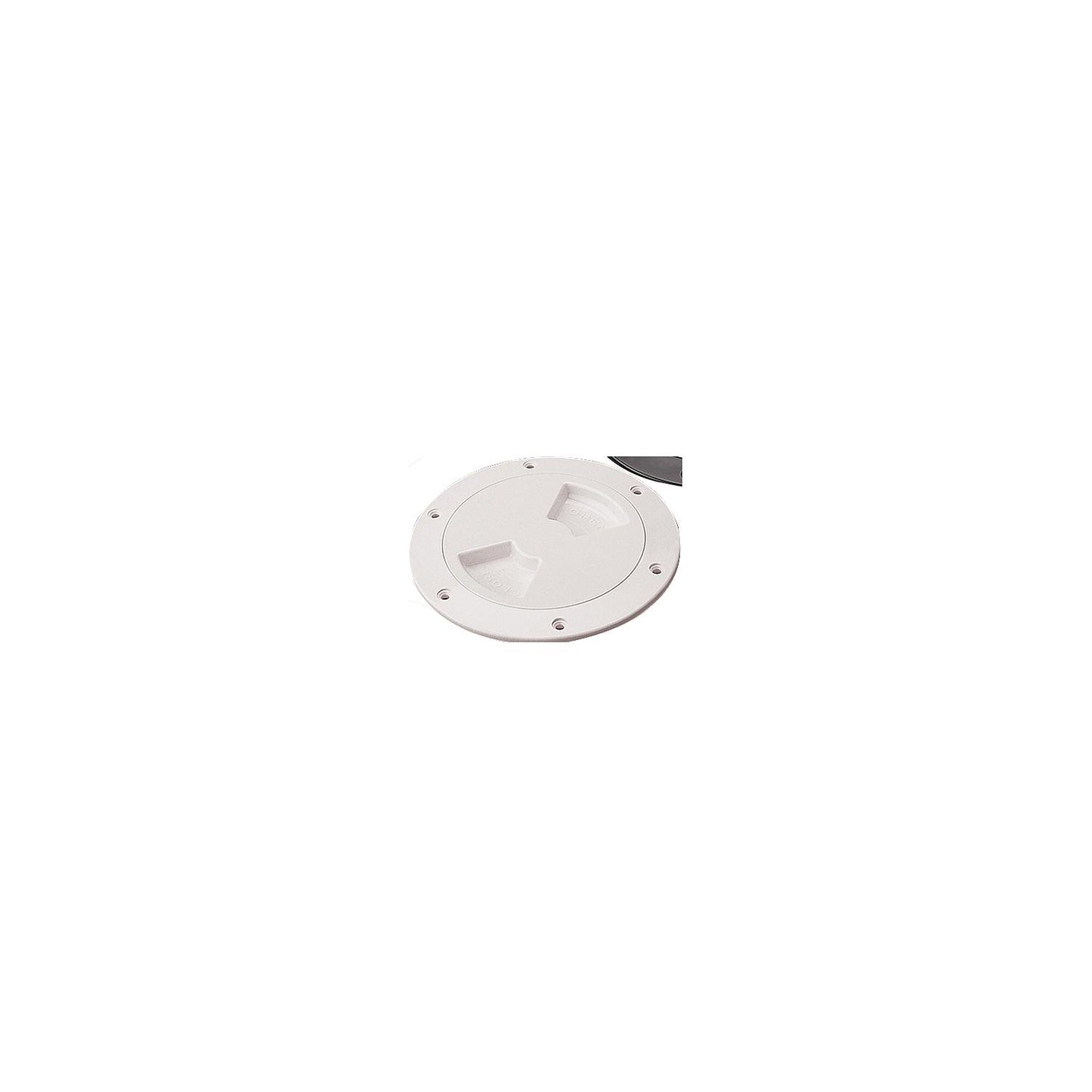 Seadog 3361521 Smooth Finish Quarter-Turn Deck Plate, White-Supply Nautica