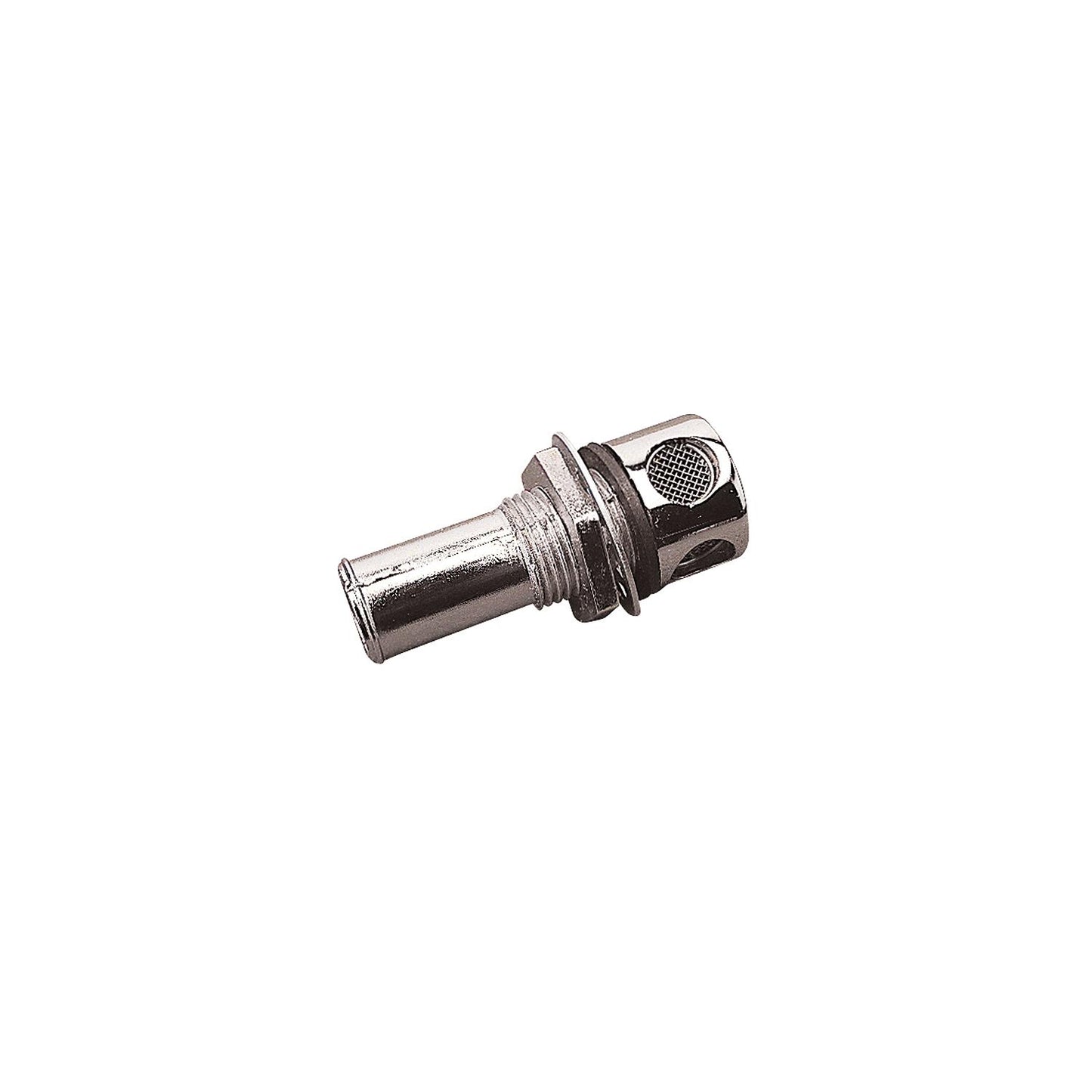 Straight Gas Tank Vent, Chrome Zinc, Carded-Supply Nautica