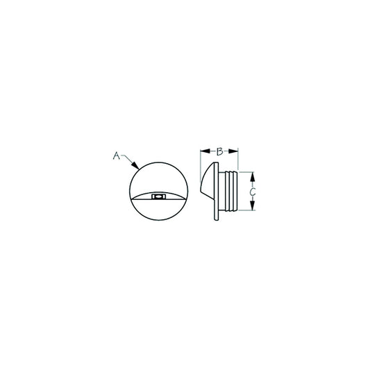 Seadog 4014121 LED Alcor Courtesy Light, White-Supply Nautica