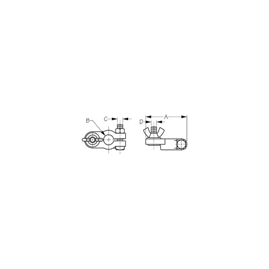 Sea-Dog 4152101 Battery Terminals, Positive & Negative Set-Supply Nautica