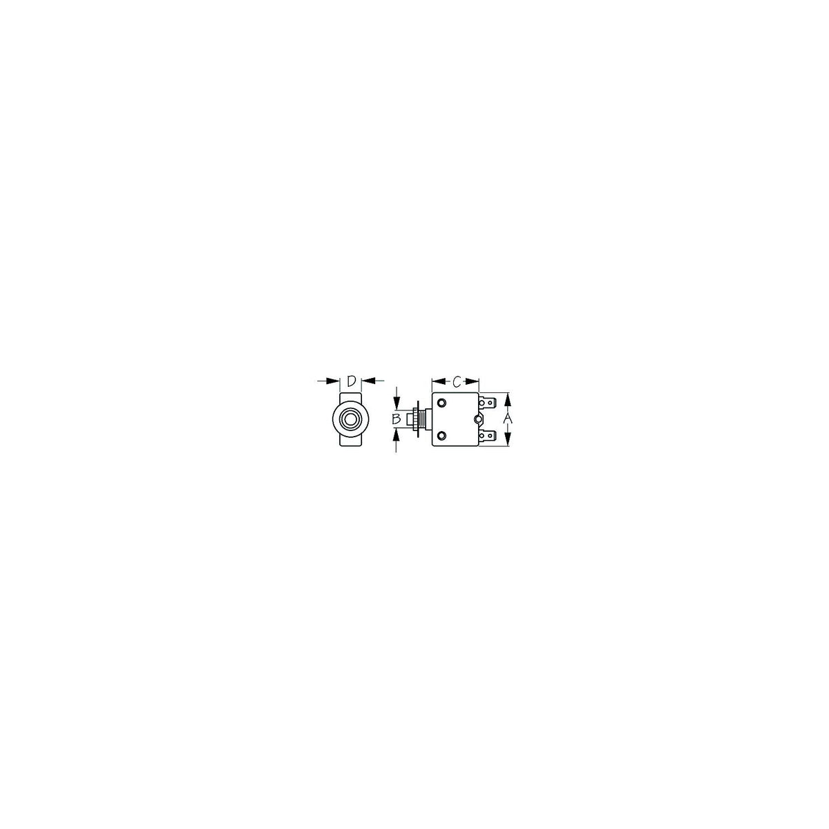 Seadog 4208151 Thermal Breaker 15 Amp-Supply Nautica