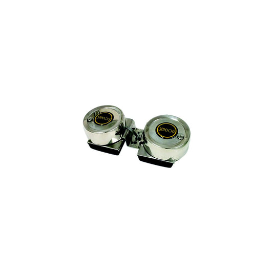 SeaDog 431125 Max Blast Twin Mini 6 Amp 12V Compact Horn | Stamped 304 Stainless Cover-Supply Nautica