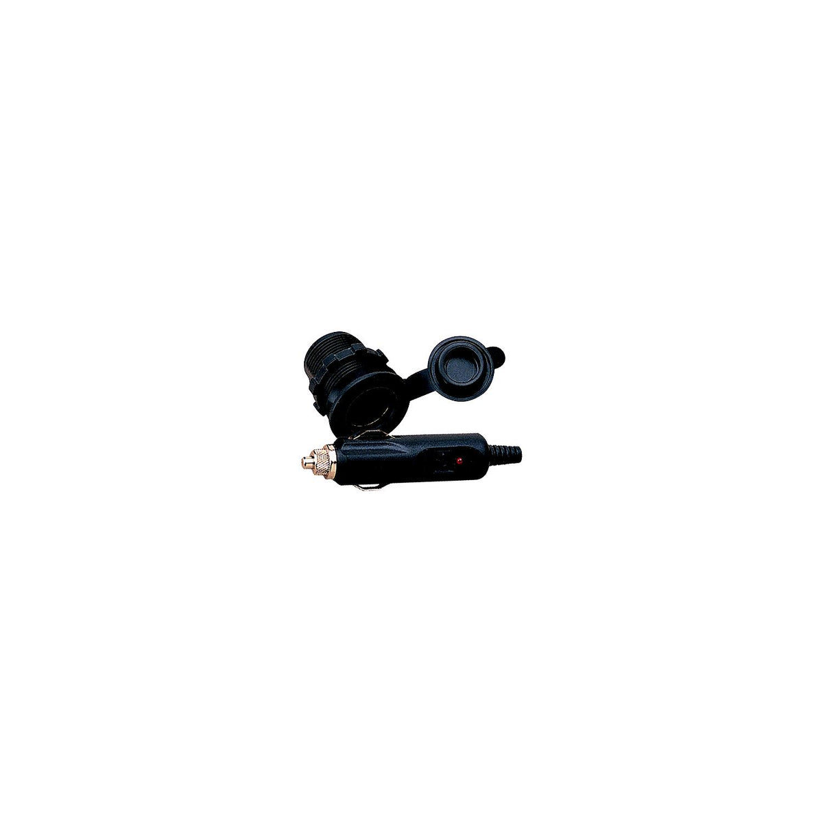 Sea-Dog 4261161 Deluxe Power Socket, Cap & Plug, 12V-Supply Nautica