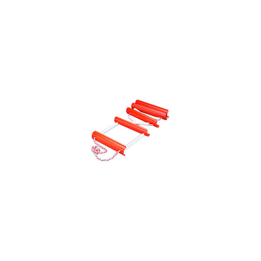 SeaDog 582501 Portable Emergency 5 Step Boarding Ladder, High-Visibility Orange Polycarbonate & Nylon Rope-Supply Nautica