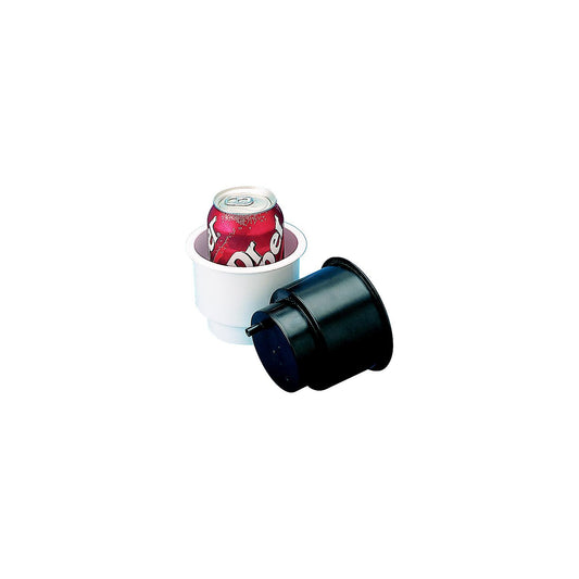 SeaDog 588061N Flush Mount Combo Drink Holder w/Drain Fitting, White