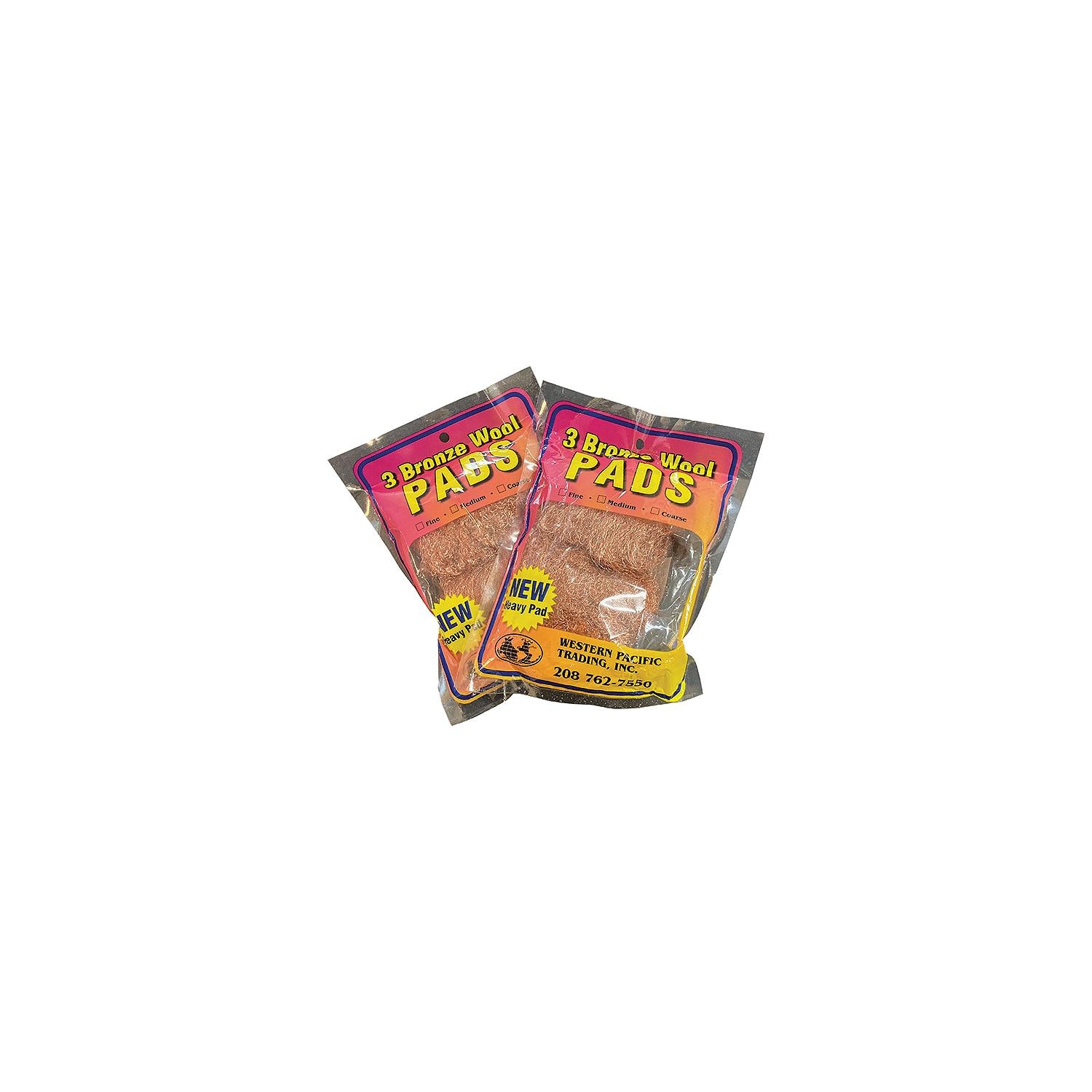 Bronze Wool Pads, Coarse 3/Pack-Supply Nautica