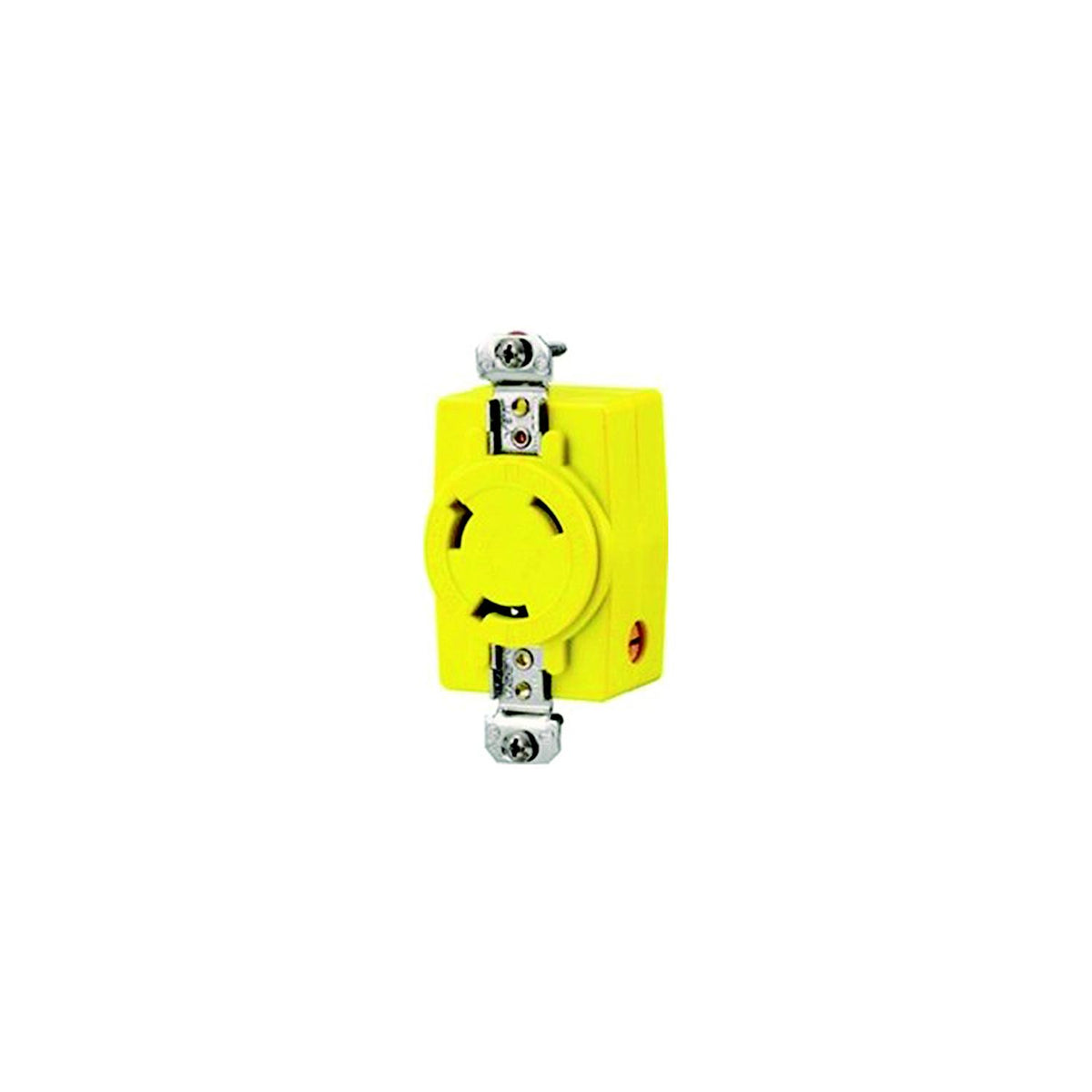 Hubbell HBL328DCR Yellow Electric Fishing Reel 30A 28VDC Receptacle-Supply Nautica