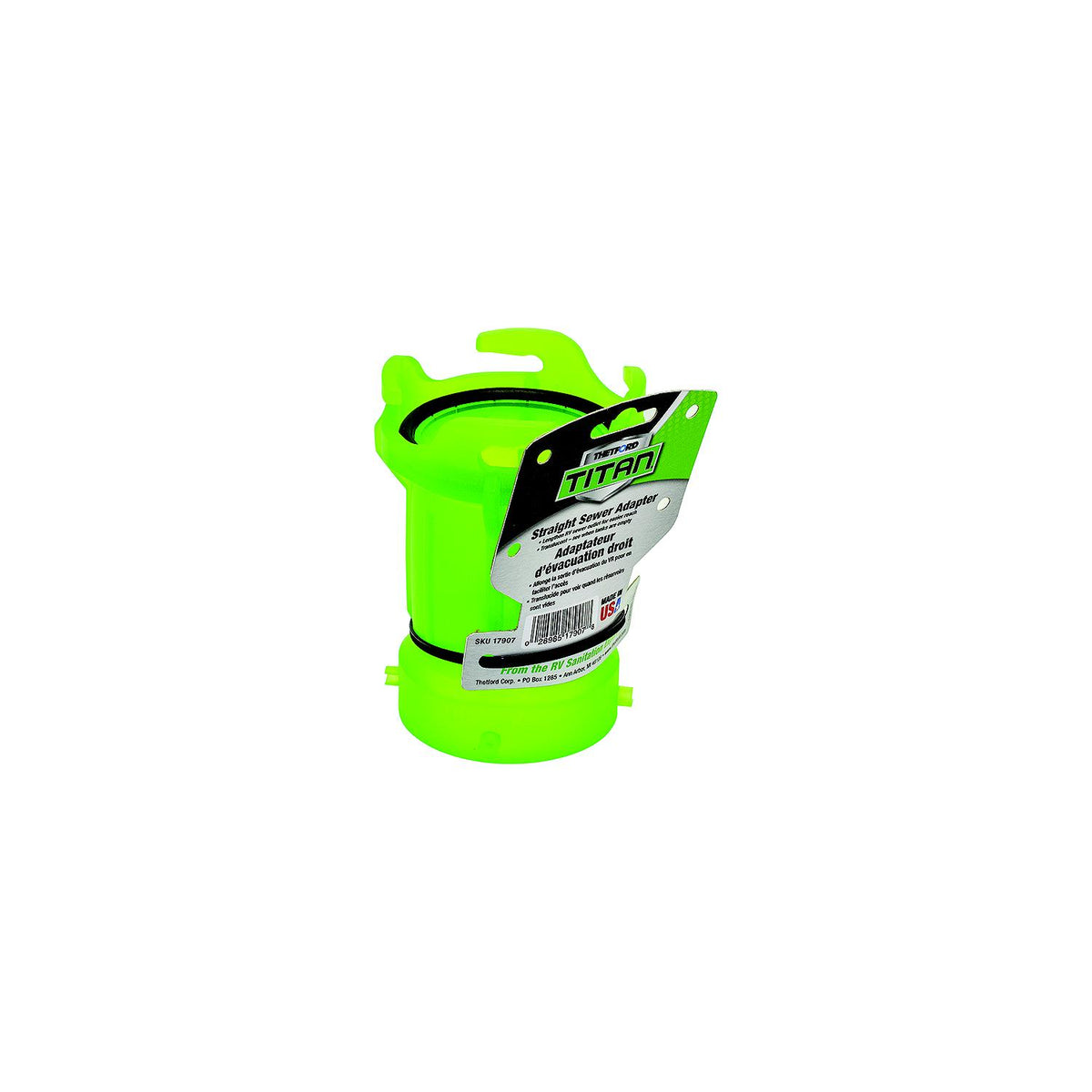 Thetford 17907 Titan™ Pemium RV Straight Sewer Adapter-Supply Nautica