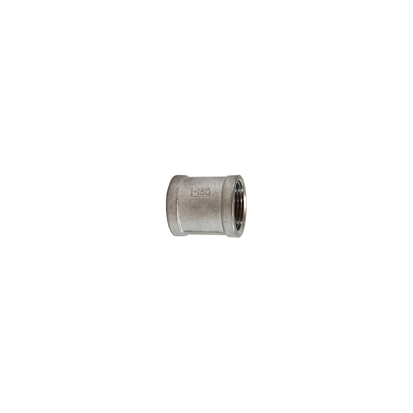 64411 304 Stainless Steel Coupling, 1/4"