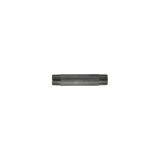 70060 316 Stainless Steel Nipple, 1/2" x Close