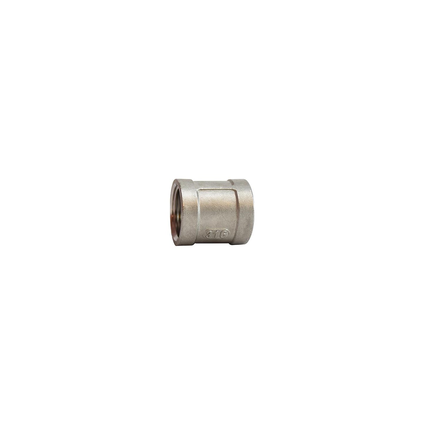 74417 316 Stainless Steel Coupling, 1-1/2"-Supply Nautica