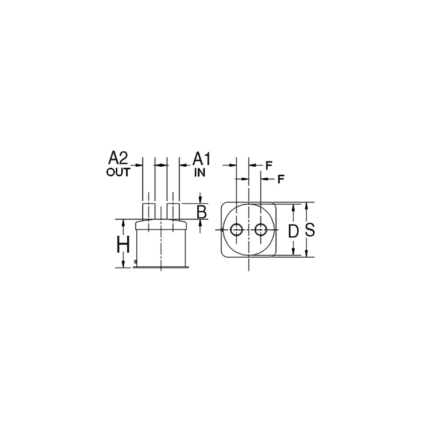 8.36 dia.Vernalift MufflerTop In/Top out