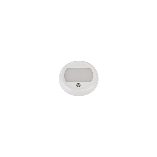 Scandvik 41323P LED Dome Light w/Touch Switch, 5-1/8"