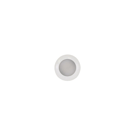 Scandvik 41673P S3 Surface Mount LED Downlight w/White Bezel, Warm White / Blue