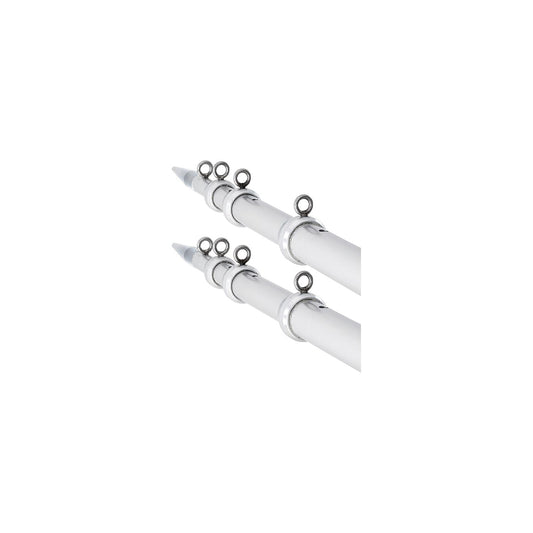 Tigress 88925 XD Telescoping Aluminum Outriggers, 18' x 1-1/2", Silver, 1 pr.