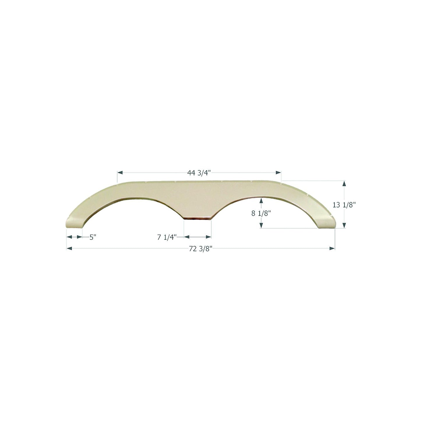 Icon Technologies Tandem Keystone FS774 RV Fender Skirts