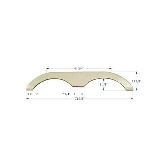 Icon Technologies Tandem Keystone FS774 RV Fender Skirts