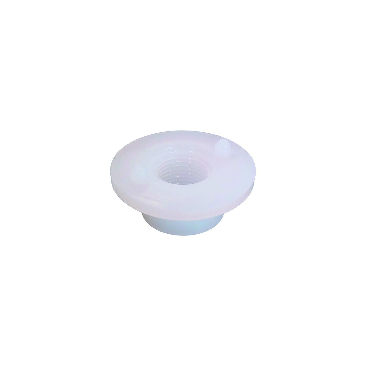 Icon 12476 Fresh Water Tank Flush Threaded Spin Weld Fitting, 3/8" White-Supply Nautica