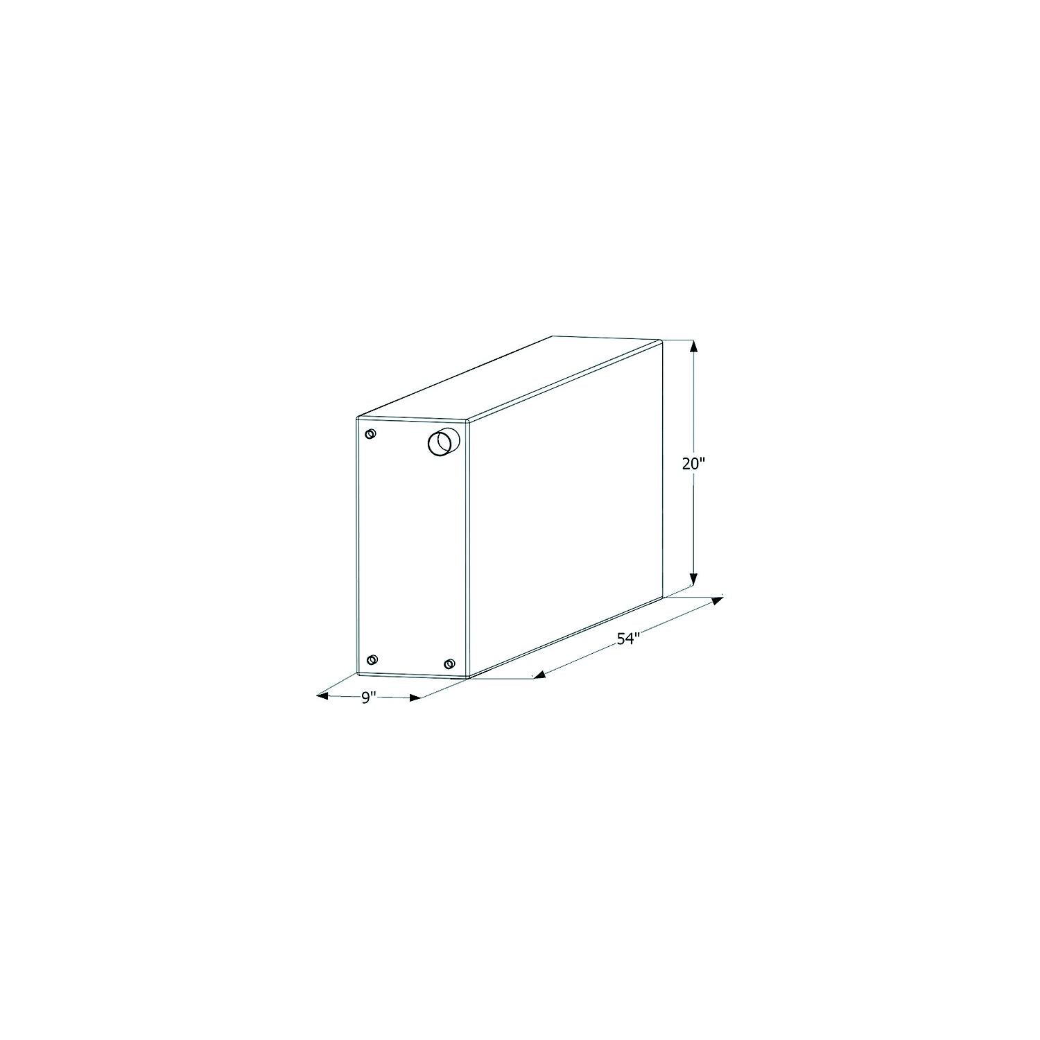 Icon Fresh Water Replacement Tank, 39 Gal.-Supply Nautica