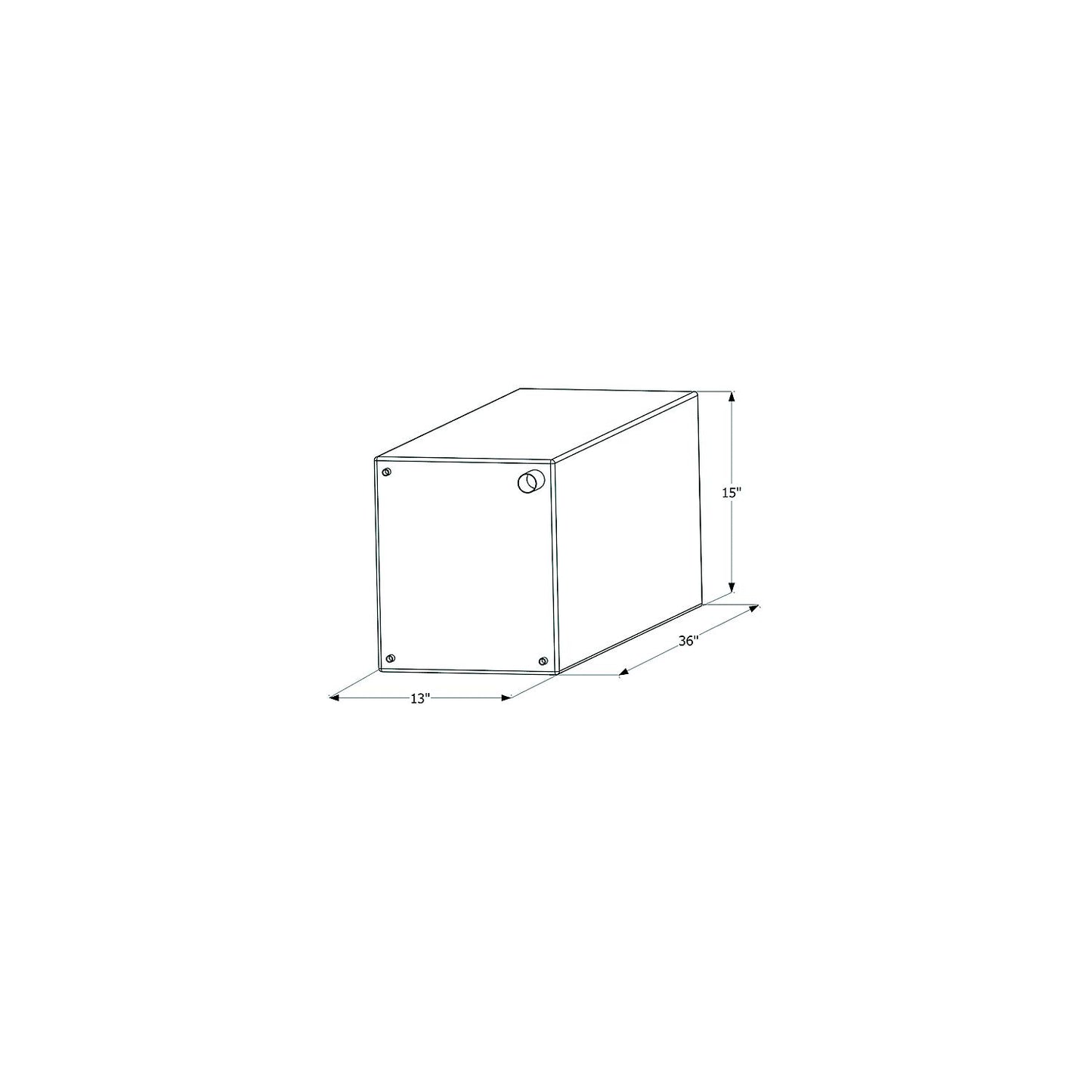 Icon Fresh Water Replacement Tank, 30 Gal.