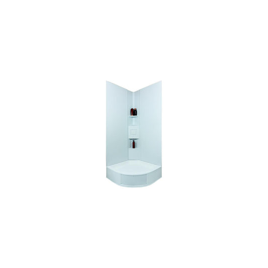 Icon 15227 Neo Angle Shower Surround, 45 Degree Corner