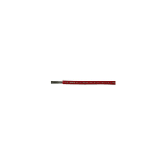 Cobra Wire A1012T01250FT Primary Tinned Copper Wire, 12 AWG, 250', Red
