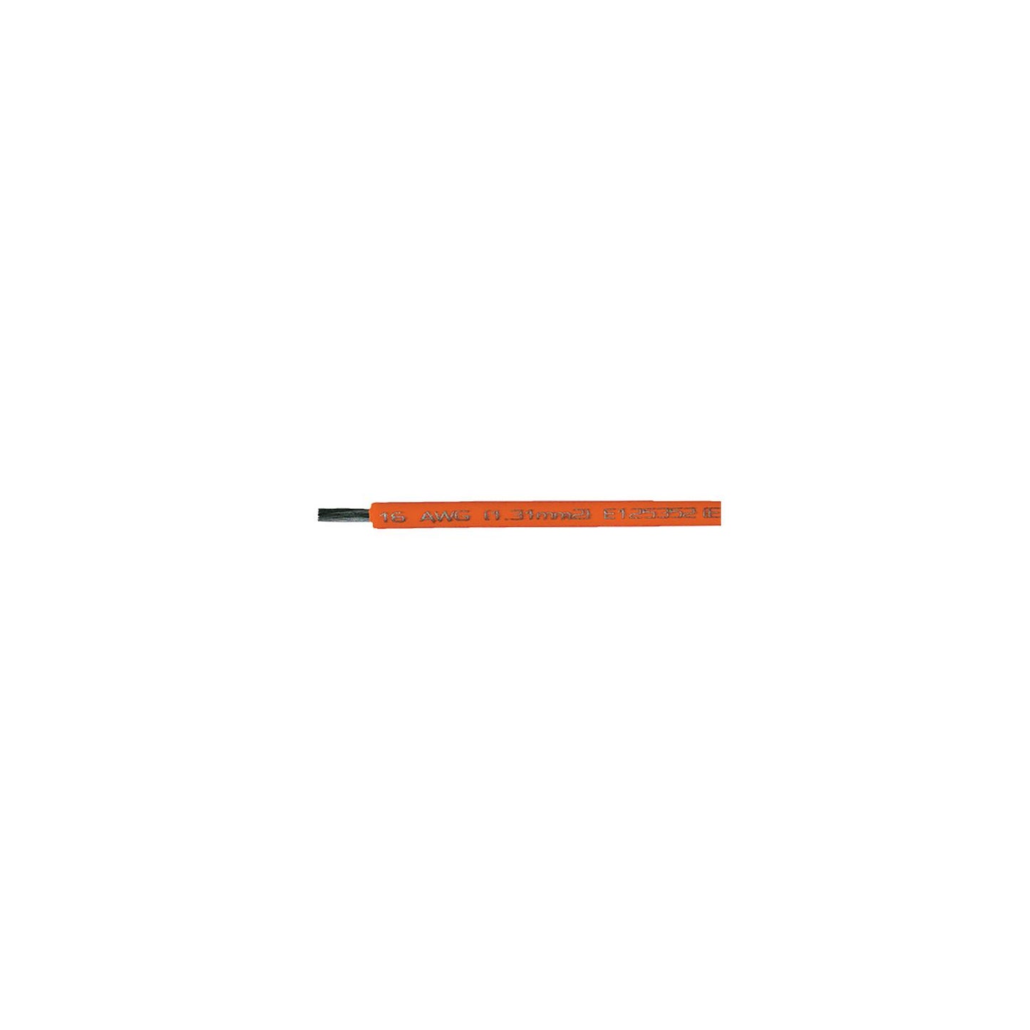 Cobra Wire A1016T15100FT Primary Tinned Copper Wire, 16 AWG, 100', Orange