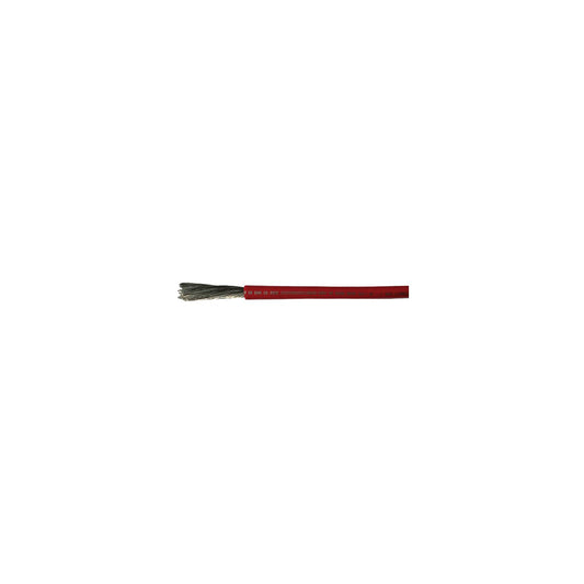 Cobra Wire A2002T01100FT Tinned Copper Battery Cable, 2 AWG, 100', Red