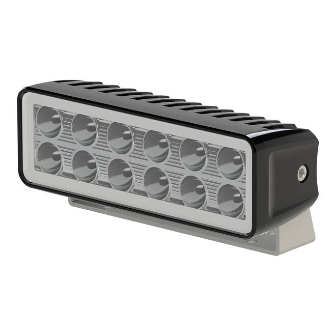LUMITEC LIGHTING Maxillume h60 Trunnion Mount LED Floodlight, 6,000 Lumen, White Dimming, White Housing