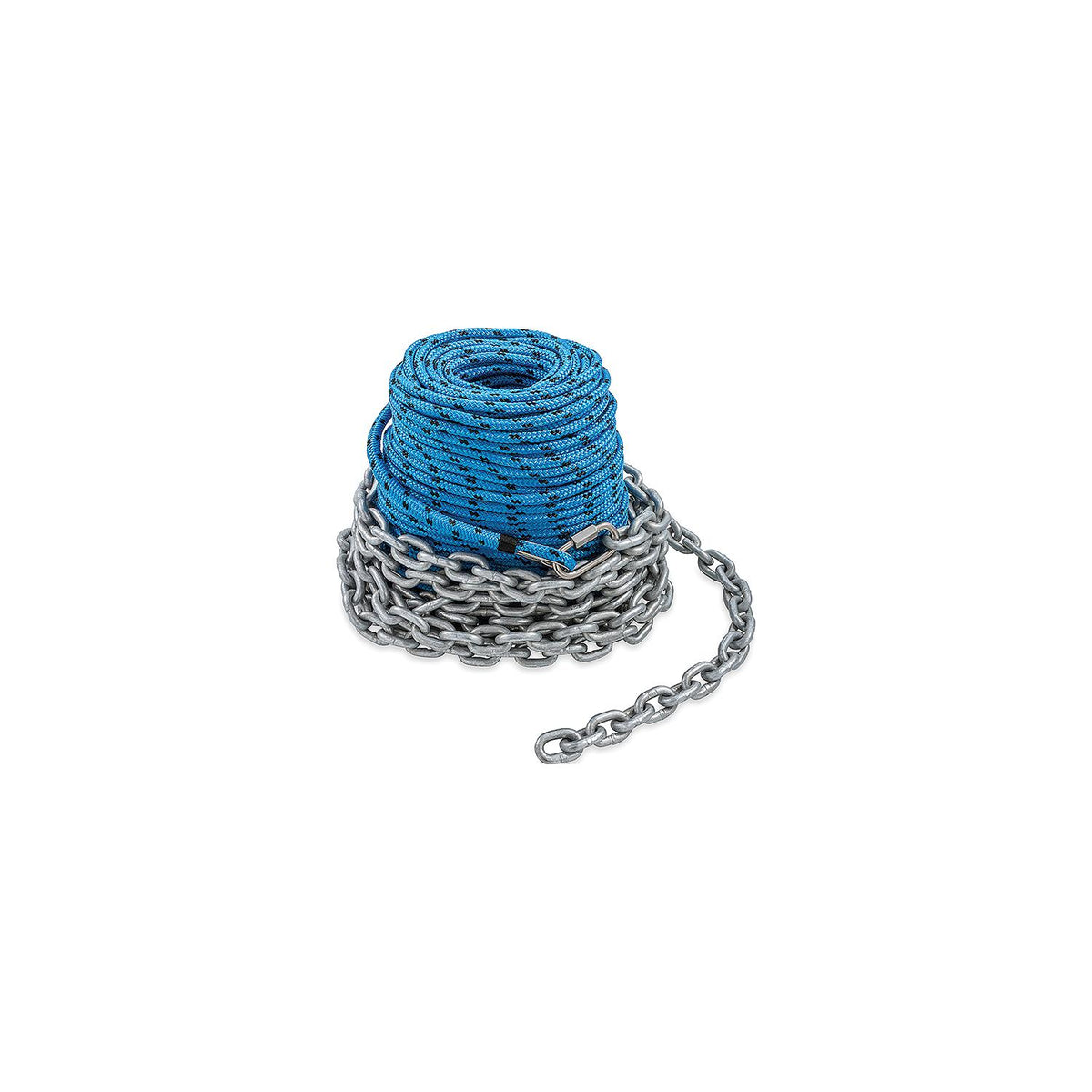 Trac Outdoors T10212 1/4" x 200' Anchor Rode with 1/4" x 15' Chain-Supply Nautica