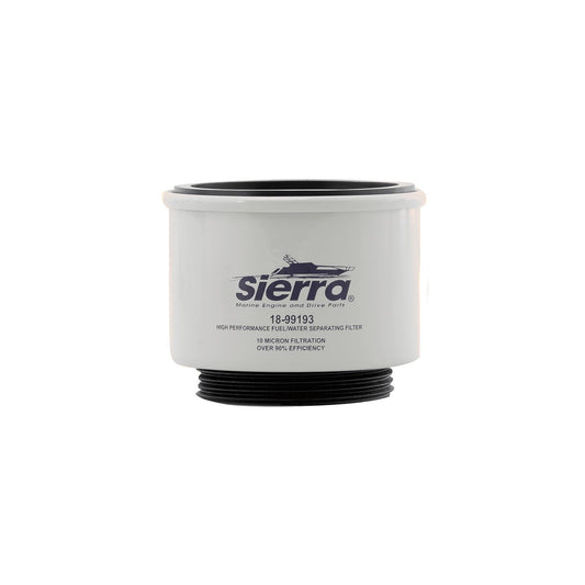 Sierra 99193UL Repalcement Racor Spin-On Fuel Water Separator Filter for Above or Below Deck Use, 10 Micron