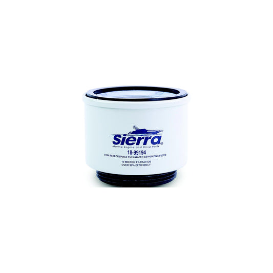 Sierra 99193 Repalcement Racor Spin-On Fuel Water Separator Filter for Above Deck Use, 10 Micron
