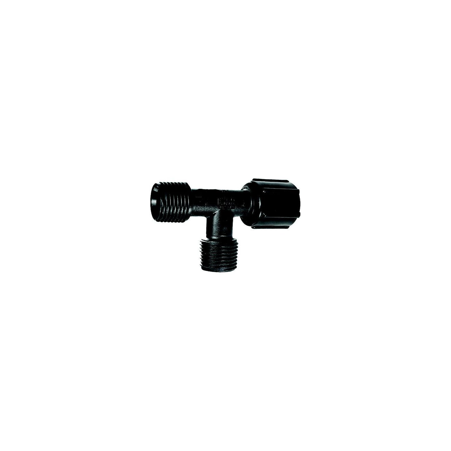 Flair-It Pexlock Stacking Manifold Tee, 1/2" MPT to BSP Swivel to MPT