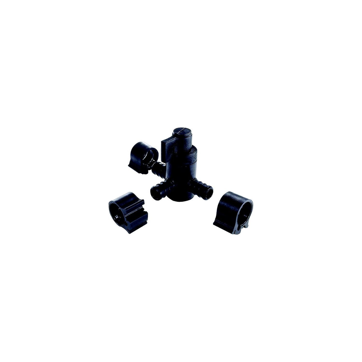 Flair-It Pexlock 3-Way Valve, PEX 1/2" x 1/2" x 1/2"
